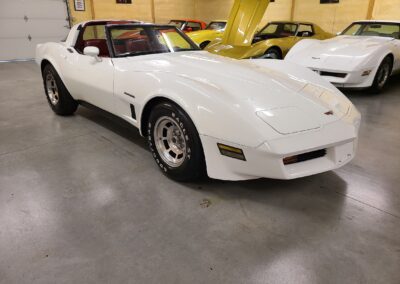1982 White Corvette For Sale