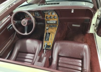1980 White L82 Corvette Claret Int For Sale