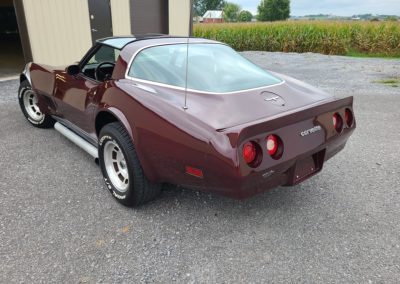 1980 Dark Claret Corvette For Sale
