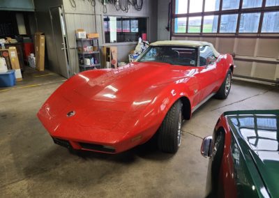 1973 Red Corvette Convertible