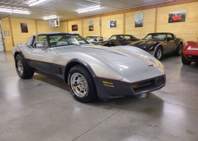 1981 Two Tone Silver Charcoal Corvette Hot Rod For Sale