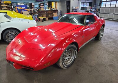 1976 Red Corvette Stingray Automatic For Sale