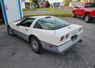 1987 White Silver Corvette For Sale