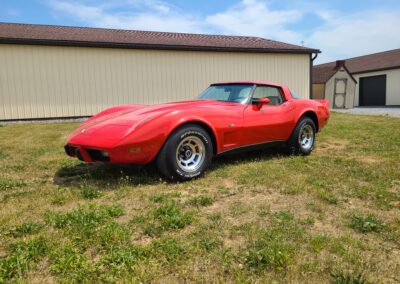 1979 Red Corvette Oyster Interior For Sale