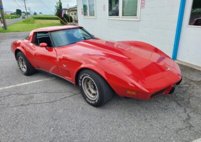 1979 Red Corvette T Top Hot Rod