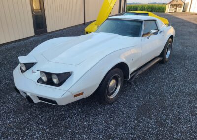 1977 Classic White Corvette T Top