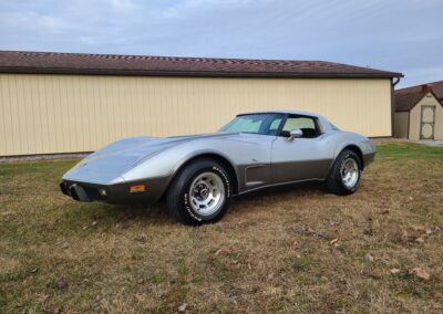 1978 Silver Anniversary Corvette Cloth Black Interior 43K Miles For Sale