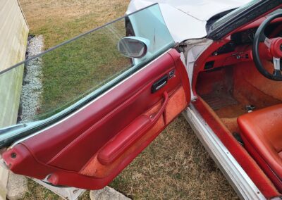 1980 White Corvette Red Interior Hot Rod For Sale