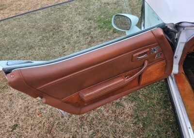 1981 White Corvette Cinnabar Inteior T-Top