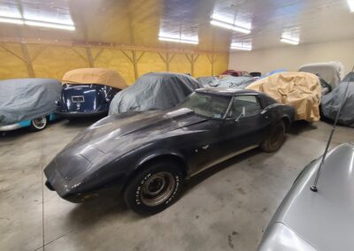 1977 Black Corvette For Sale