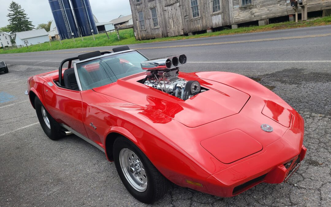 1973 Mille Miglia Red Corvette Convertible Pro Street