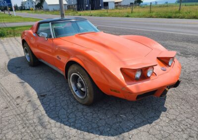 1976 Orange Flame Corvette For Sale