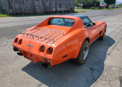 1976 Orange Flame Corvette For Sale
