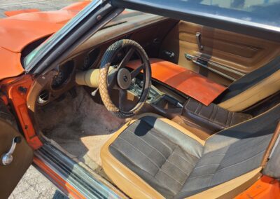1976 Orange Flame Corvette For Sale