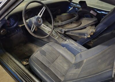 1975 Bright Blue Corvette Convertible Stingray For Sale