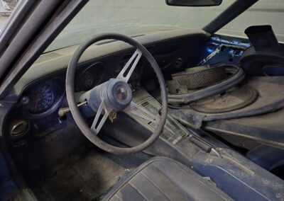 1975 Bright Blue Corvette Convertible Stingray For Sale