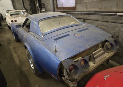 1975 Bright Blue Corvette Convertible Stingray For Sale