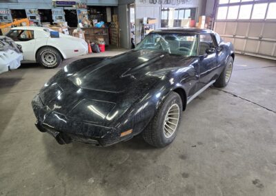 1977 Black Corvette T Top For Sale