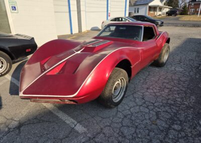 1971 Red Metallic Mako Shark Corvette