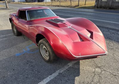 1971 Red Metallic Mako Shark Corvette