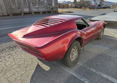 1971 Red Metallic Mako Shark Corvette