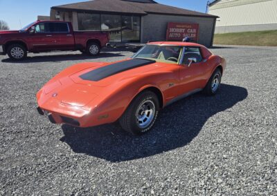 1976 Orange Corvette Stingray 4spd For Sale