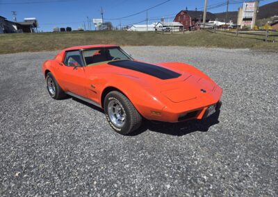 1976 Orange Corvette Stingray 4spd For Sale