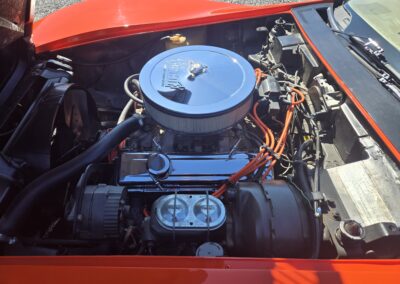 1976 Orange Corvette Stingray 4spd For Sale