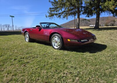 1993 Ruby Red Corvette Convertible For Sale