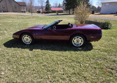 1993 Ruby Red Corvette Convertible For Sale