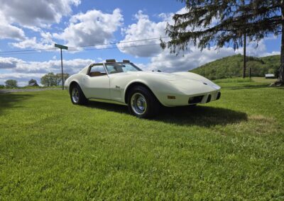 1976 White Corvette Four Speed For Sale