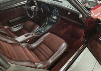 1981 Two Tone Autumn Red Dark Claret Corvette For Sale