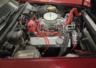 1981 Two Tone Autumn Red Dark Claret Corvette For Sale