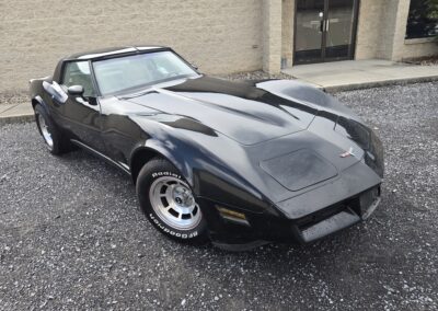 1980 Black Corvette Doeskin Leather Interior 4spd
