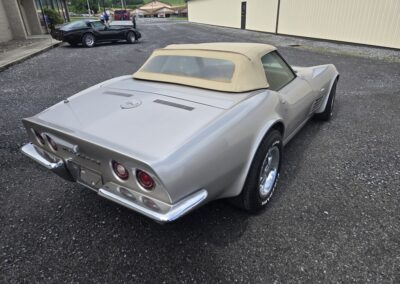 1971 Nevada Silver Corvette Convertible For Sale