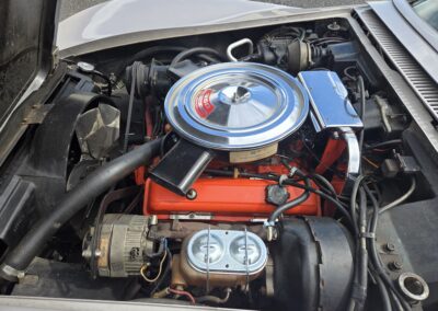1971 Nevada Silver Corvette Convertible For Sale
