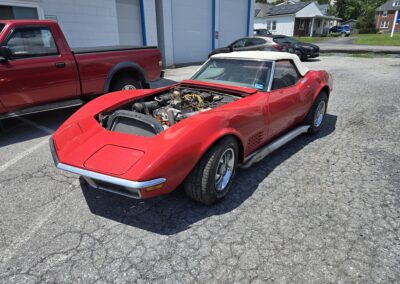 1970 Monza Red Corvette Stingray Convertible For Sale