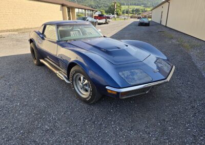 1972 Blue Big Block 4spd Corvette For Sale