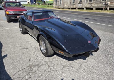 1975 Black Corvette Red Interior L82 4spd For Sale