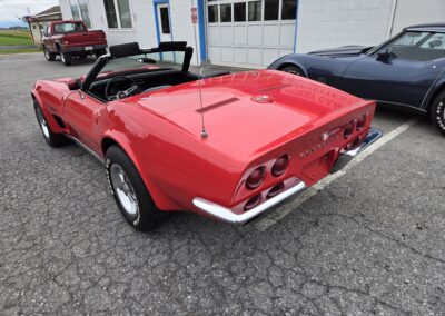 1973 Red Corvette Convertible