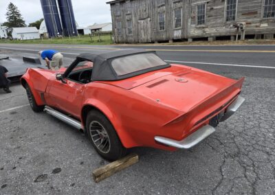 1972 Orange Mako Shark Corvette Convertible For Sale