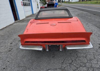 1972 Orange Mako Shark Corvette Convertible For Sale