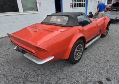 1972 Orange Mako Shark Corvette Convertible For Sale