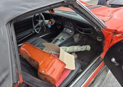 1972 Orange Mako Shark Corvette Convertible For Sale