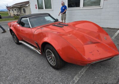 1972 Orange Mako Shark Corvette Convertible For Sale