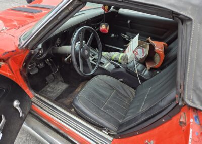 1972 Orange Mako Shark Corvette Convertible For Sale