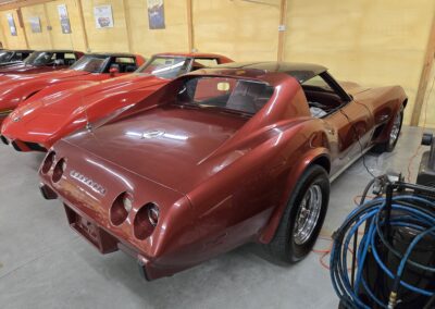 1975 Dark Red Corvette Stingray For Sale
