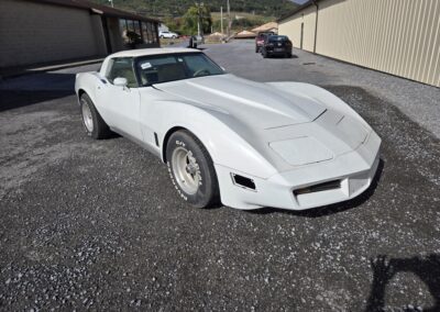 1979 White Corvette Tan Interior T Top