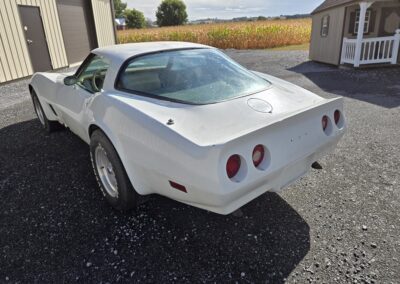 1979 White Corvette Tan Interior T Top