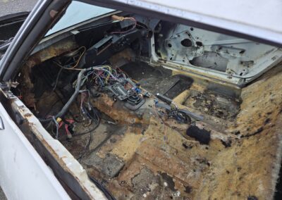 1974 White Corvette Black Interior 4spd For Sale